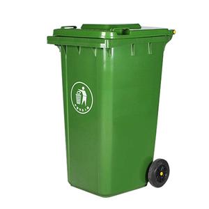 High Quality Modern Luxury Recycled Plastic Geometric Pattern Trash Can Open-Top Rectangular Outdoor Dust <b>Bin</b> Two Wheels Lid - Product Image 6