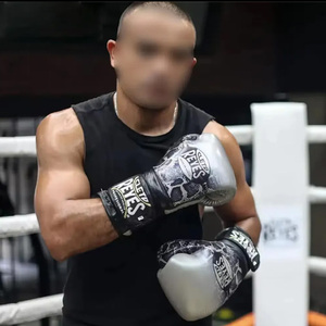 Tendencia Nuevo Vendedor caliente Transpirable 240g Tela Personalizar Su propio logotipo Unisex Adultos Gemelos Guantes de boxeo Servicio OEM - Product Image 5