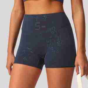 Pantalones Cortos de Ciclismo para Mujer, Color Azul Cielo, Novedad 2025, para Verano, Elásticos, para Yoga, 100% Algodón, Transpirables, de Secado Rápido, Impermeables - Product Image 2