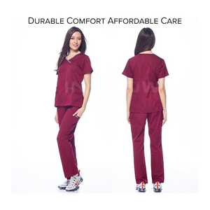 Verano Hospital Scrubs Moda Transpirable Estilo personalizado Exfoliante físico Arbustos Enfermera Scrub - Product Image 5