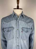 Denim Katun 100% Berkualitas Tinggi, Bernapas, Kasual, Kerah Tegak Gaya Safari, Warna Logo Dapat Disesuaikan, Musim Gugur, Grosir Plus