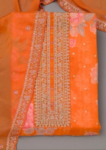 Traje Formal sin costuras cosido bordado trajes para mujeres elegante paquistaní Salwar y Kameez alta calidad mujeres trajes de 3 piezas - Product Image 4