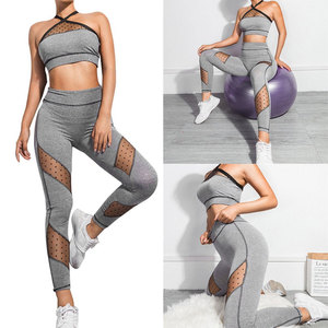 Personnalisé 2 Pièces Femmes Fitness Sports Workout Running Yoga Legging Personnalisé Athlétique Gym Fitness Ensembles de Fabricants - Product Image 2