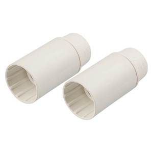 Juego de 2 Portalámparas Blancos E14 PP0489, Bases de Lámpara Duraderas y Elegantes - Product Image 1