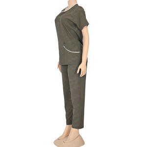 Blaze Classic Scrubs Uniforms Set Stand Collar Short Sleeve with Perfect Fit for Hospital Use - Product Image 3