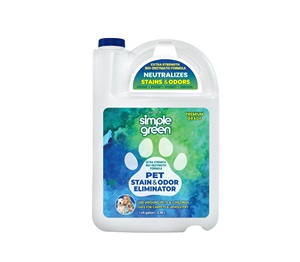 Simple Green Éliminateur de taches et d'odeurs pour animaux de compagnie, formule enzymatique, bidon de 1 gallon - Product Image 1