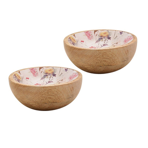 Vaisselle naturelle mélangeant une salade de fruits de service grand bol en bambou personnalisé rond de 10 pouces avec des prix bon marché - Product Image 3