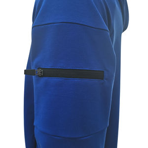 เสื้อกีฬาแบบสวมศีรษะมีซิปมีกระเป๋าด้านข้างเสื้อฮู้ดสำหรับผู้ชายเสื้อกีฬาออกกำลังกายแบบลำลองโลโก้กำหนดเอง2025 - Product Image 6