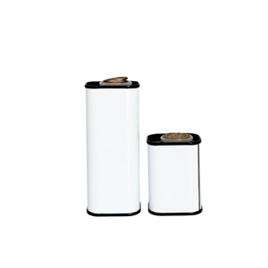 Boîtes en fer blanc rectangulaires personnalisées avec logo, 100 ml/120 ml, pour huile d'olive, huile comestible, aliments en conserve et bonbons - Product Image 2