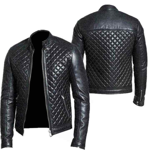Veste en cuir pour homme de qualité supérieure, nouvelle, respirante, produit classique, vestes en cuir, service OEM, veste en cuir - Product Image 2