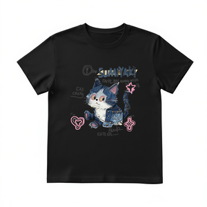 T-Shirt Unisex 100% Cotone 210GSM, Vestibilità Oversize Casual, Stampa Serigrafica e DTG, Maglietta Non Compressa - Product Image 2