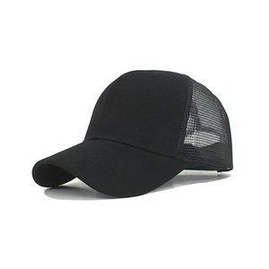 OEM ODM Estructurado 6 Panel Plain Trucker Hat Curved Brim Snapback Logotipo personalizado Sólido en blanco Deporte Sombrero para hombres Mujeres Casual Running - Product Image 1