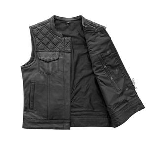 Chaleco Casual de Invierno para Hombre, de Cuero, Transpirable, de Secado Rápido, con Cuello en V, Última Moda - Product Image 2