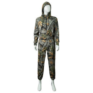 Chemise à capuche à manches longues imprimée camouflage d'extérieur unisexe respirante imperméable 'Soie glacée' Softshell pour protection solaire pêche - Product Image 3