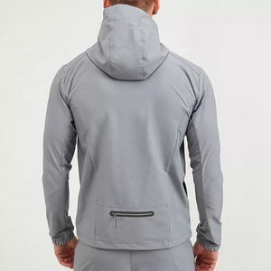 Chaquetas Deportivas Personalizadas de Tela Suave con Capucha y Cuello Alto, con Bolsillos con Cremallera, Ligeras, Resistentes al Viento, Tallas Grandes para Hombre - Product Image 6