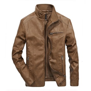 Profesional hecho cuero de vaca genuino Venta al por mayor Venta caliente de alta calidad Peso ligero Mejor diseño 2024 Chaqueta de cuero para hombres - Product Image 1