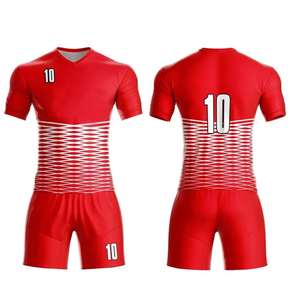 Custom football kit <b>mens</b> breathable quick dry <b>brown</b> jersey and <b>shorts</b> set with pattern design training uniform - Product Image 2