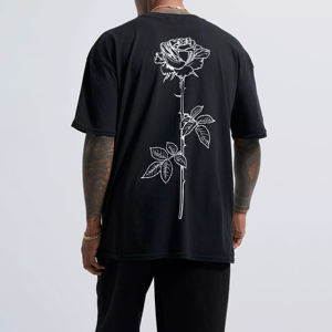 OEM เสื้อยืดสำหรับผู้ชายเสื้อยืดระบายอากาศทรงโอเวอร์ไซส์แบบลำลองออกแบบโลโก้ได้ตามต้องการ - Product Image 6