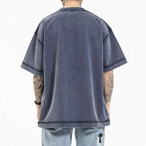 T-shirt en coton 100% de qualité supérieure, poids lourd, uni, 260 g/m², manches courtes, t-shirts décontractés pour hommes, t-shirt de sport pour hommes - Product Image 2