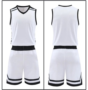 Dernière conception de maillots de basket-ball personnalisés réversibles sublimés, uniforme de maillot de basket-ball bon marché camouflage - Product Image 6