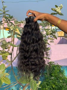 Extensiones de cabello humano sin procesar Natural Deep Way Bundle Temple Raw Virgin Extensiones de cabello humano indio Natural Straight Hair - Product Image 3