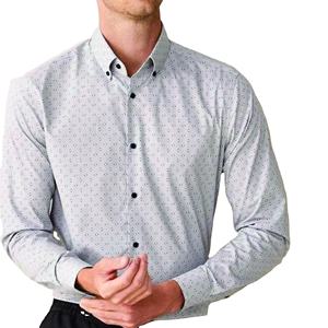 Prêt à expédier des chemises amples de grande taille en coton de haute qualité pour hommes chemises habillées à manches longues pour hommes chemises décontractées pour hommes - Product Image 4