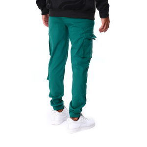 Pantalons cargo décontractés pour hommes à taille haute, coupe droite, en toile imperméable et respirante, avec logo personnalisé, exportés du Bangladesh, au meilleur prix - Product Image 5