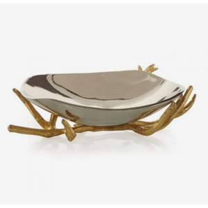 New Arrival Antique Design Wedding and Events Decor Chocolate Serving Bowl Prime Quality Metal Gold Polished Chocolate Bowl - Product Image 2