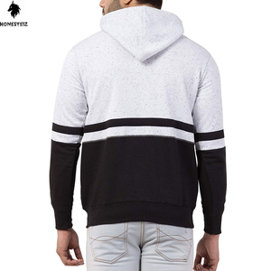 Pull à capuche personnalisé pour hommes, poids léger 100% coton, tissu éponge en polyester de haute qualité, décontracté, motif uni, hiver - Product Image 3