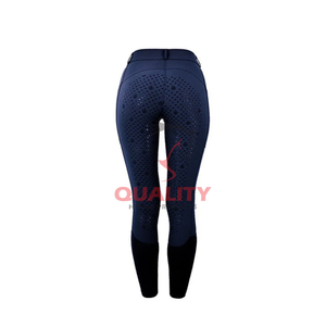 Pantalones de montar de alta calidad para mujer, ajustados, ligeros, transpirables, de tela duradera, pantalones cómodos para equitación al aire libre - Product Image 6