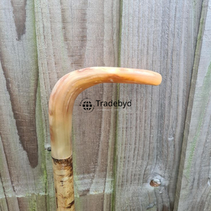 Poignée de canne en corne antique pour les fabricants de bâtons personnalisés - Product Image 2