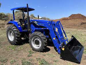 Tractor de Ruedas Lovol 904 de Buena Calidad, Motor y Caja de Cambios de 75HP con Motor y Bomba de Rodamientos - Product Image 3