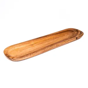 Best Quality Elegant Wooden Serving <b>Tray</b> Rectangle Custom Home Decorative <b>Tray</b> for Kitchen Use Hot Selling <b>Drink</b> Serving <b>Tray</b> - Product Image 1