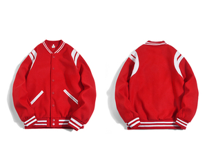 Chaqueta de Béisbol Varsity Unisex Personalizada OEM, Cuello Alto, Informal, de Invierno, Tallas Grandes, Chaqueta con Letras, Resistente al Viento, Ecológica, de Secado Rápido - Product Image 6