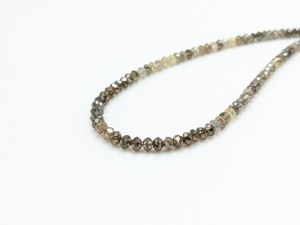 Cuentas de Diamante Marrón LUSTRE Multicolor Libres de Conflictos de 2.5-3.3mm, 15 Pulgadas, 28.15 Quilates, Facetadas en Forma de Rondelle para Fabricación de Joyería - Product Image 6
