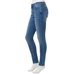 Jeans de Mezclilla Elásticos de Corte Ajustado, Algodón y Elastano, Cómodos, Casuales, para Hombre y Mujer, Moda Diaria - Product Image 3