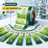 Sachet Doypack Personnalisé Rinpac à Impression Numérique pour Poudre de Collagène Peptidique, avec Fermeture Ziplock et Doublure en Aluminium pour Emballage de Suppléments