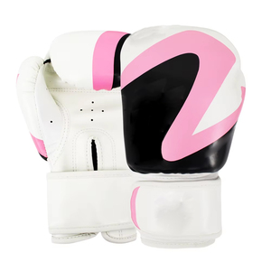 Hot Sale Custom Logo PU Leather Traditional Martial Arts Boxing Gloves Non-Slip Palm Adjustable Wrist <b>Strap</b> for Kick Boxing MMA - Product Image 6