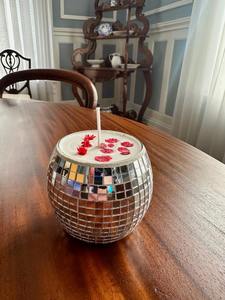 Glass Votive <b>Candle</b> Holder Romantic Stained Mosaic <b>Tealight</b> <b>Candle</b> Holder Handmade Cracked Aromatherapy <b>Candle</b> Lamp - Product Image 4