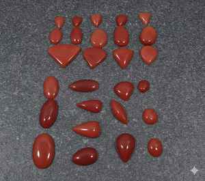 Bijoux pour femmes de haute qualité, dernières tendances en ligne, cabochon lisse en pierre précieuse naturelle de cornaline - Product Image 5