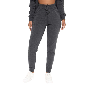 Conjunto de sudadera y pantalones de chándal unisex con logotipo bordado personalizado Sudadera corta con capucha para mujer OEM para invierno - Product Image 3