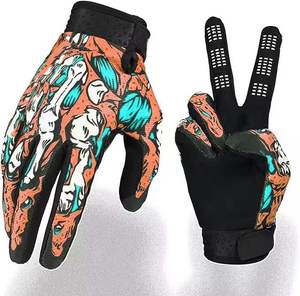 Gants de moto à doigts entiers avec logo personnalisé de la meilleure qualité en gros Nouveaux services OEM en cuir Gants de motocross à bas prix - Product Image 5