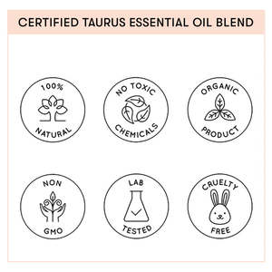 Mezcla de Aceites Esenciales del Signo Zodiacal Tauro con Incienso, Ylang-Ylang, Melaleuca y Geranio para Hidratar, Reafirmar y Aclarar la Piel del Cuerpo - Product Image 6