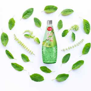 Jugo de 290 ml en Botella de Vidrio Marca Interfresh con Sabor a Albahaca y Arándano con Bolsitas Ingredientes Certificados ISO Agua Semillas de Albahaca Azúcar - Product Image 4