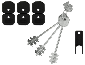 Blocchetto con 3 Chiavi per Serrature Art. Blo 3110 mm. 92 - Product Image 1