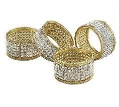 Anillos de Servilleta Modernos de Metal Chapado en Latón Brillante de Alta Calidad, Acabado Dorado Brillante para Bodas, Fiestas y Ceremonias, Decoración de Restaurantes - Product Image 6