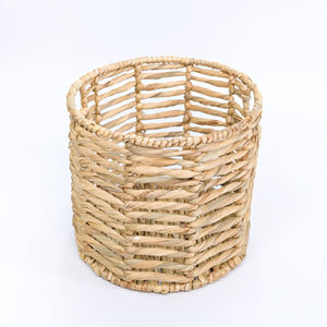 Organizador de mesa para baño y cocina, cesta de jacinto de agua, cestas naturales producidas en Vietnam - Product Image 2