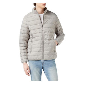Hombres tendencia diseño OEM en blanco personalizado estilo callejero hombres de alta calidad liso OEM nylon burbuja chaqueta hinchada - Product Image 3