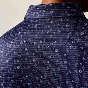 Nouveauté 2026 – Chemises de golf slim pour hommes, personnalisables, respirantes et écologiques, vente en gros - Product Image 3