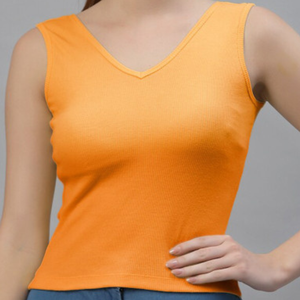 Camiseta sin mangas de algodón orgánico de talla grande para mujer, ropa de uso diario ecológica suave transpirable de primera calidad, compradores de moda globales al por mayor - Product Image 1